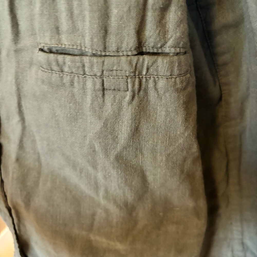Vintage Orvis Cotton Green Vest - size M​​ - Picture 9 of 11